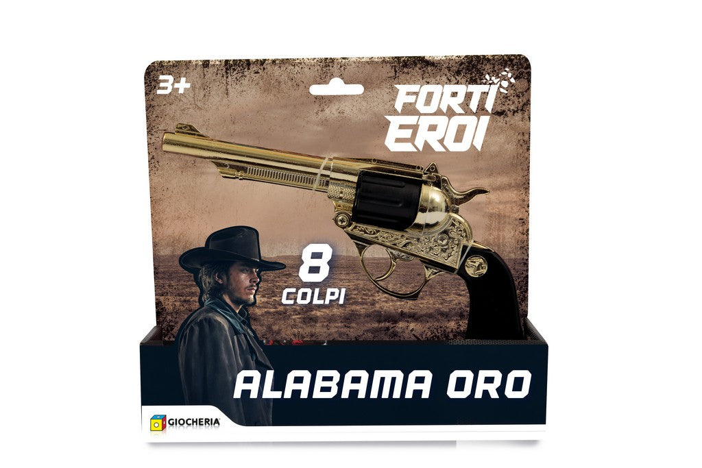 PISTOLA WESTERN ORO ALABAMA 8 COLPI