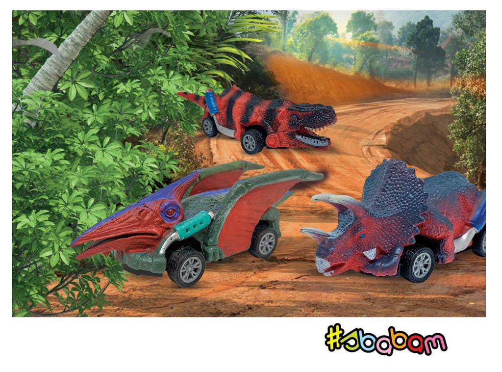 LEGEND OF ANIMALS JURASSIC CAR-SET