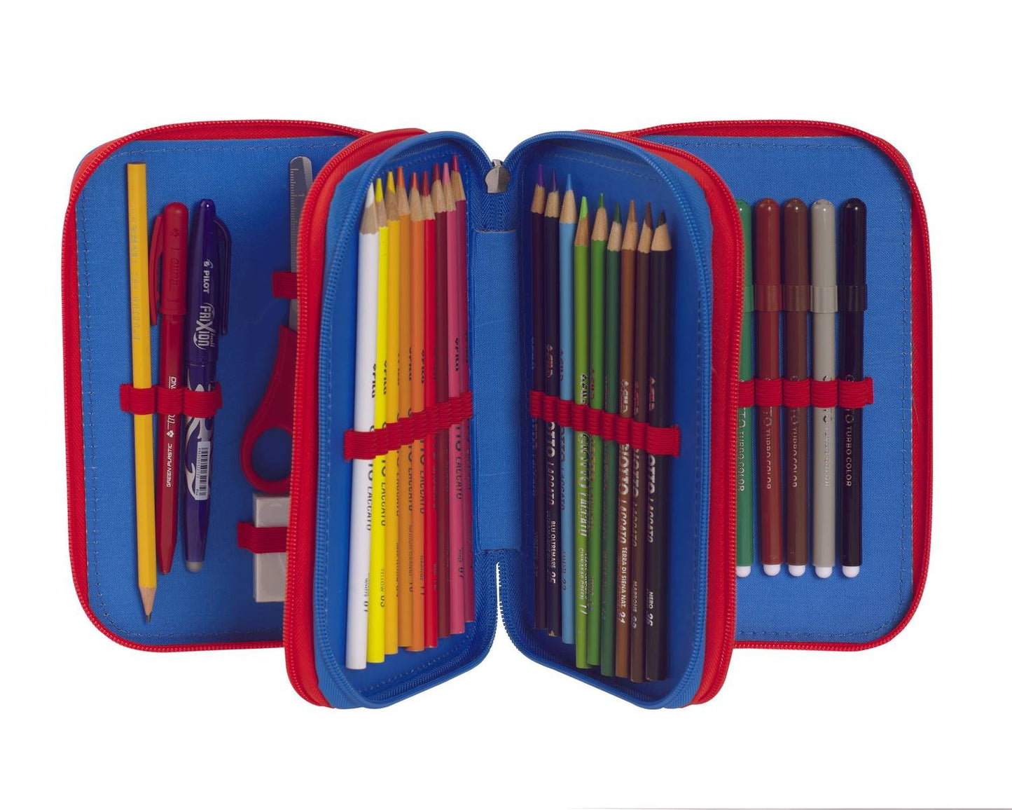 ASTUCCIO 3 ZIP SUPERMARIO PENNA