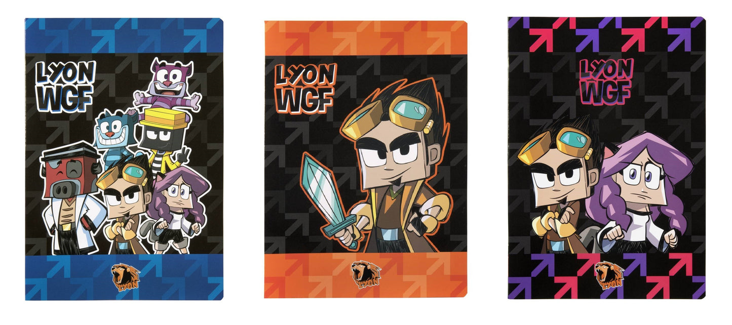 QUADERNO MAXI RIGO B LYON GAMER
