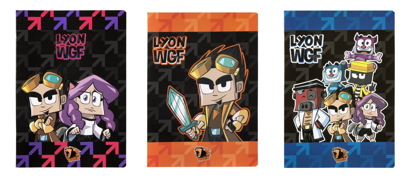 QUADERNO MAXI RIGO C LYON GAMER
