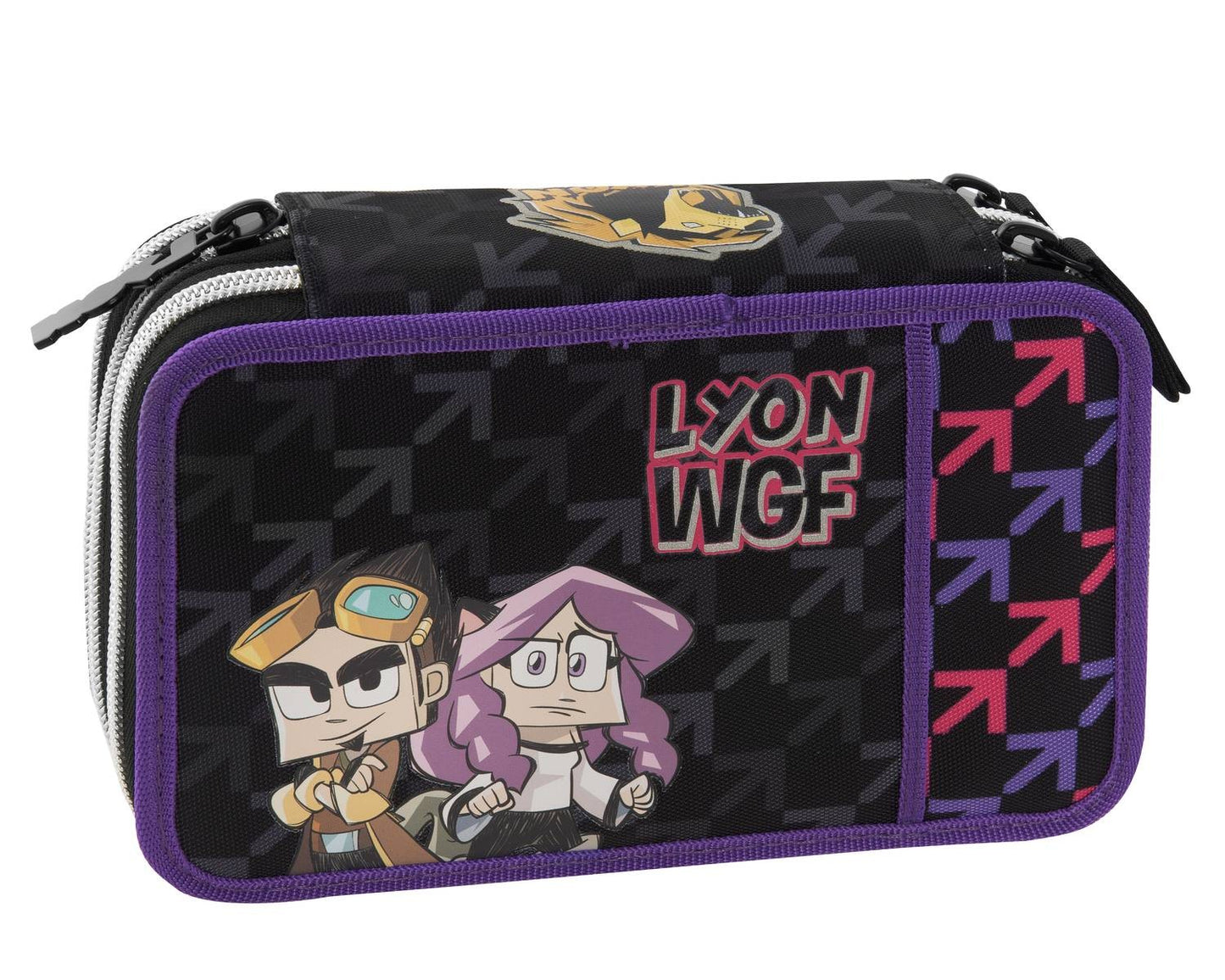 ASTUCCIO 3 ZIP LYON GAMER + ANNA