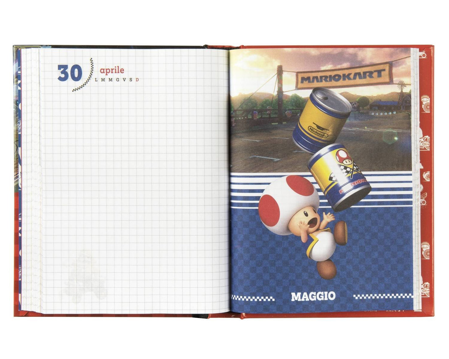 DIARIO 12 MESI STANDARD MARIOKART