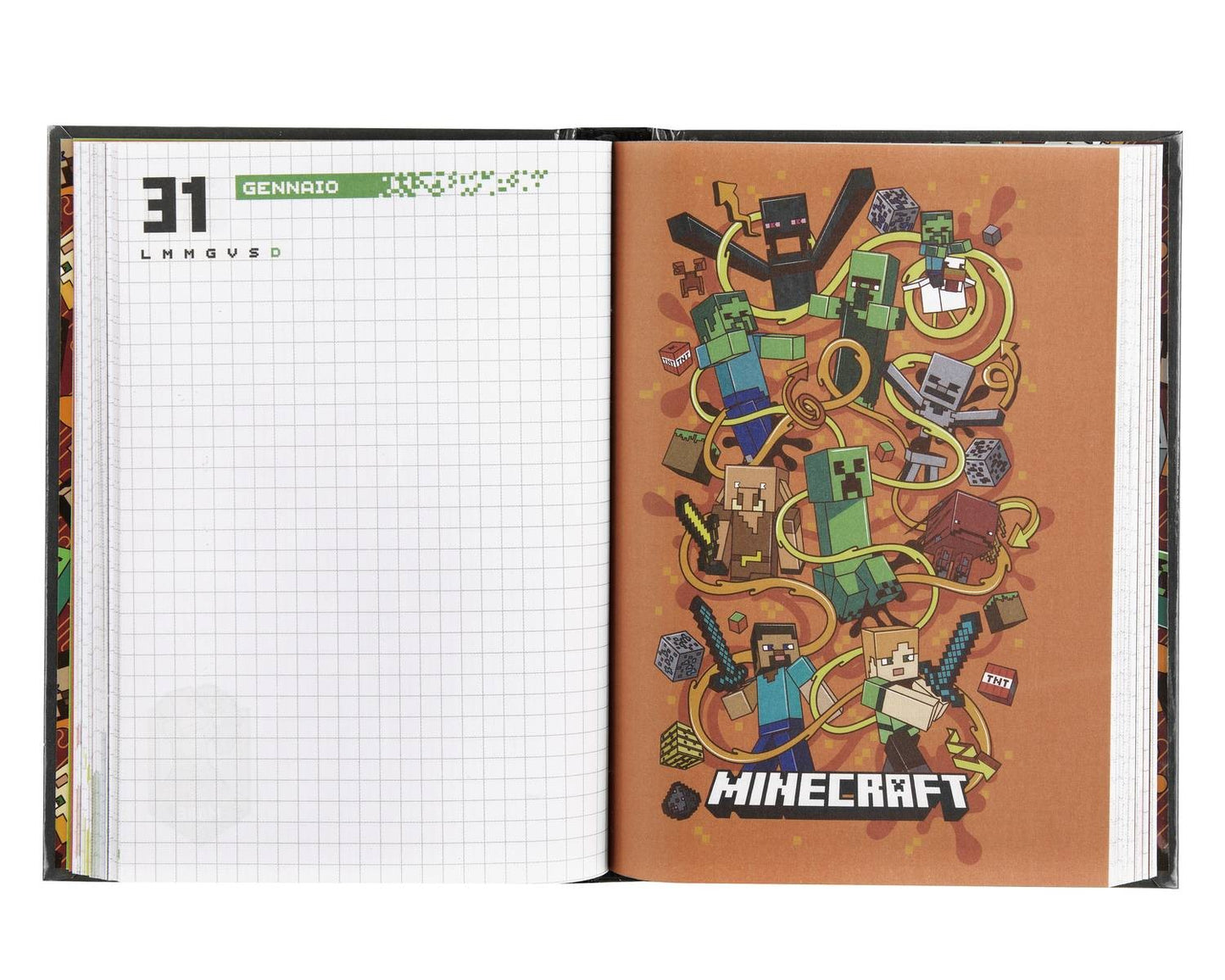 DIARIO 12 MESI STANDARD MINECRAFT