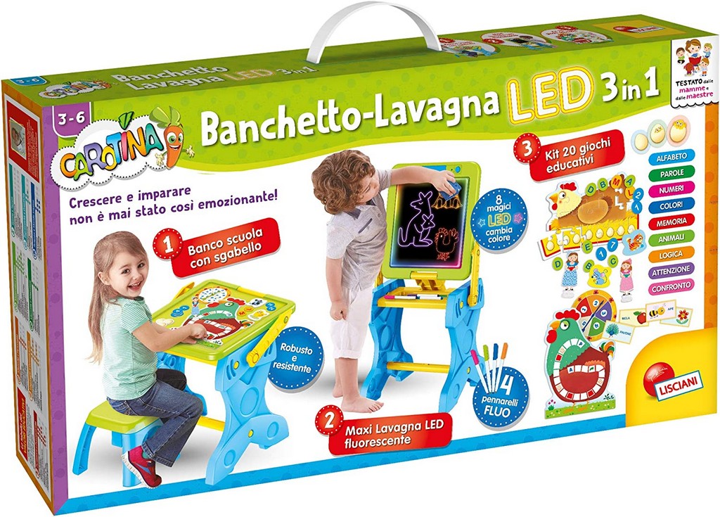 CAROTINA BANCHETTO LED GIOCO E IMPA