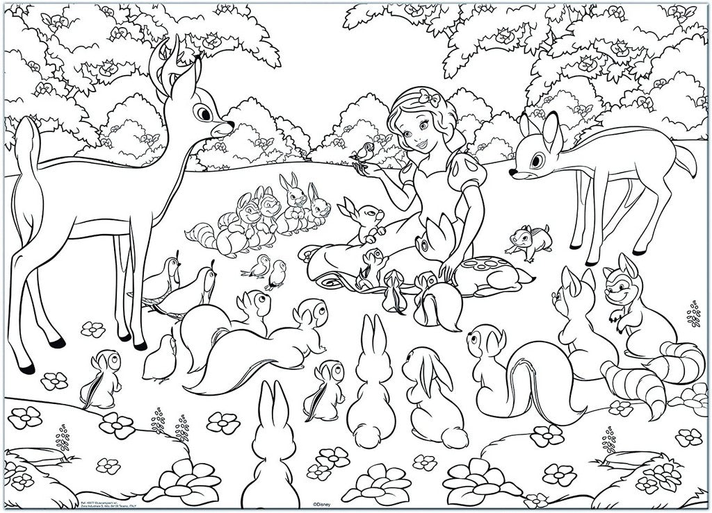 DISNEY PUZZLE DF MAXI FLOOR 60 SNOW