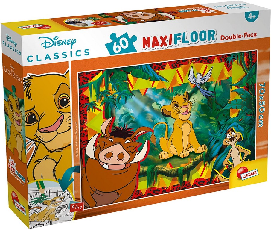 DISNEY PUZZLE DF MAXI FLOOR 60 RE L