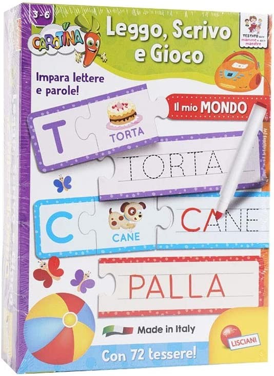 CAROTINA LEGGO E SCRIVO E GIOCO LE