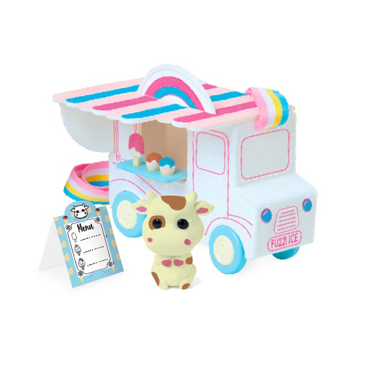 ICE CREAM VAN SET     FUZZIKINS