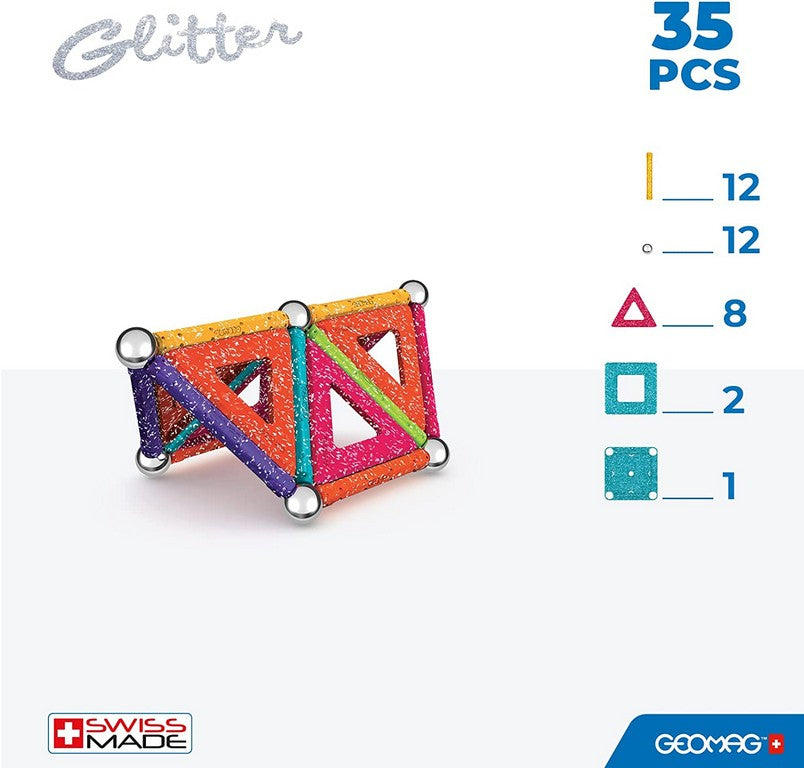 GEOMAG GLITTER PANELS RECYCLED 35 P