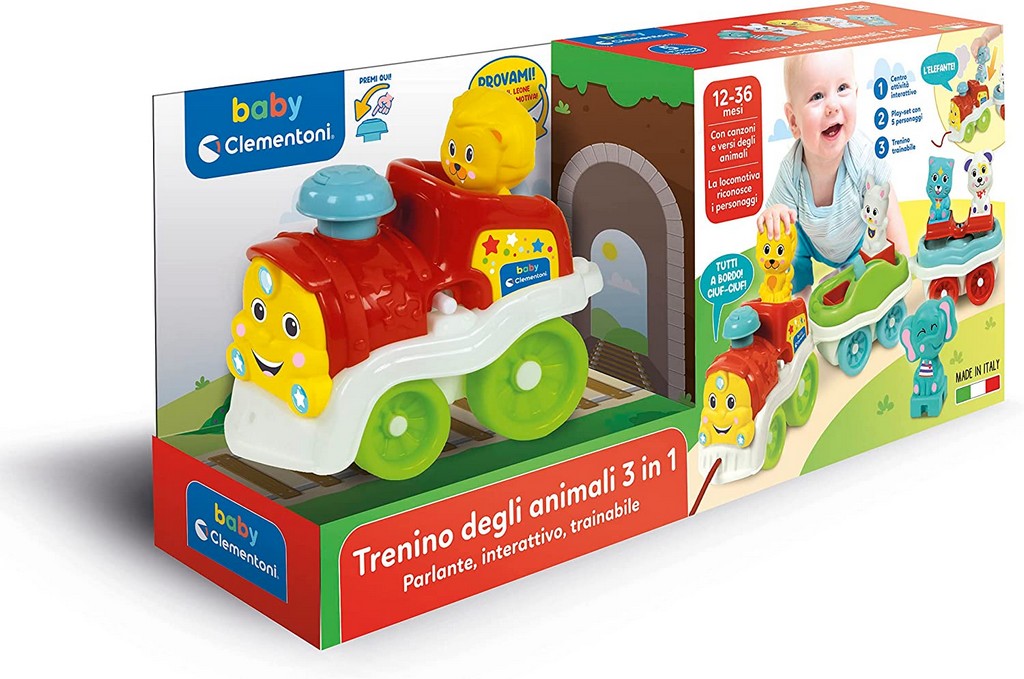 TRENINO DEGLI ANIMALI 3 IN 1