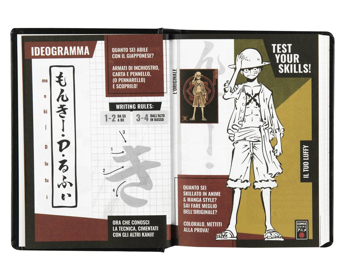 AGENDA 16M MEDIUM COMIX ANIME- ONE