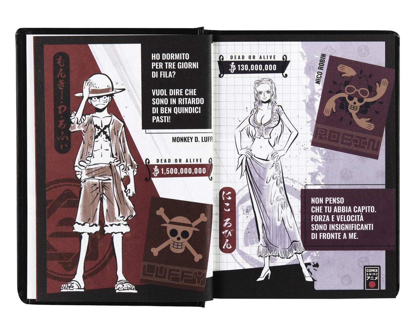 AGENDA 16M MEDIUM COMIX ANIME- ONE