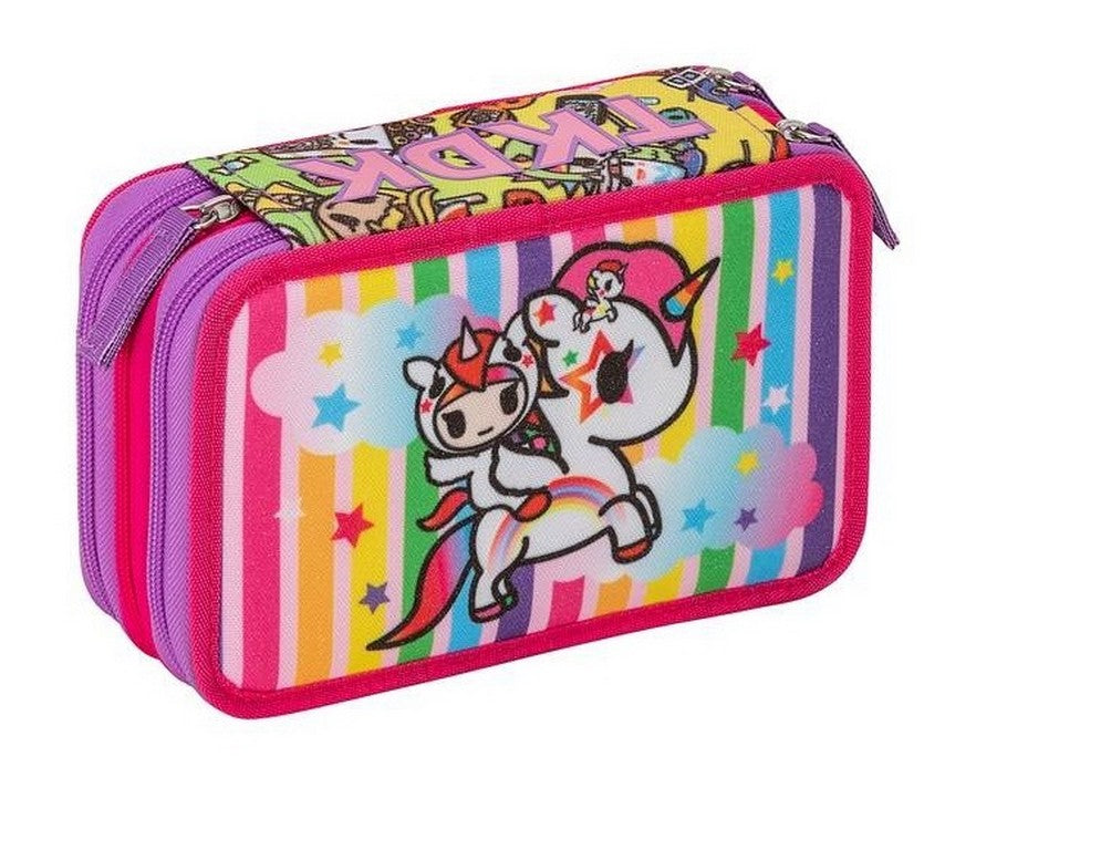 ASTUCCIO CORREDO 3 ZIP TOKIDOKI CON