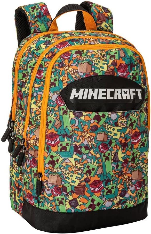 ZAINO ORGANIZZATO MINECRAFT