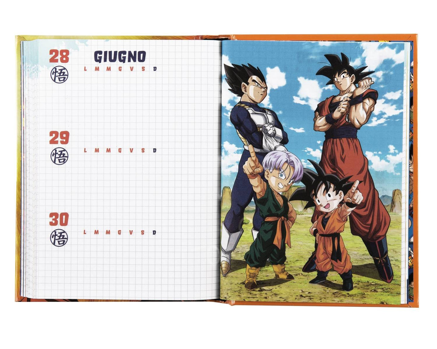 DIARIO 12M STANDARD DRAGON BALL