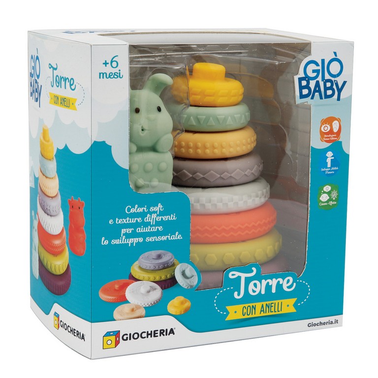 GIO' BABY - TORRE ANELLI IN PLASTIC