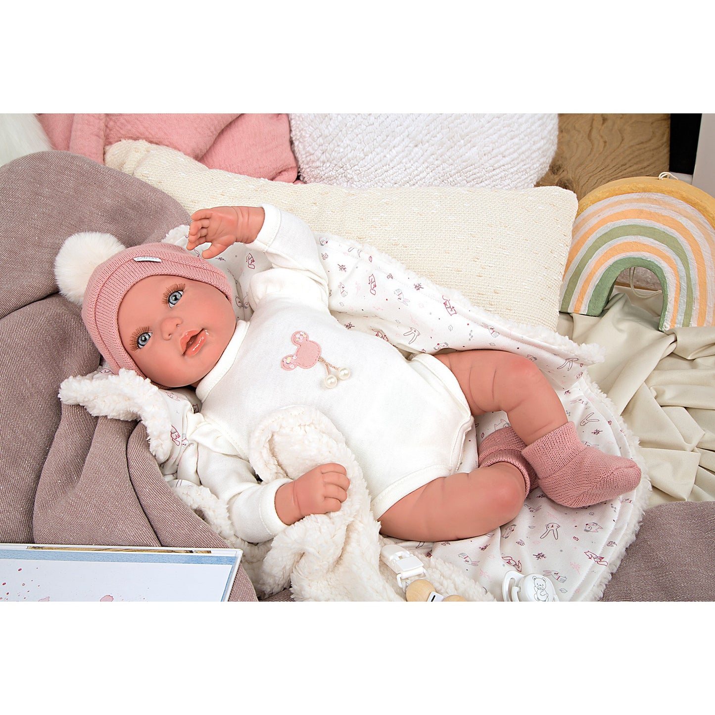 ARIAS - REBORN 45 CM  CON RESPIRO