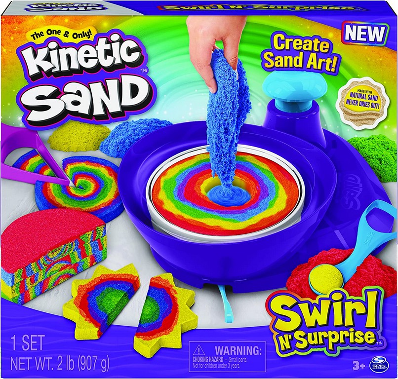 KINETIC SAND SWIRL &  SURPRISE SET