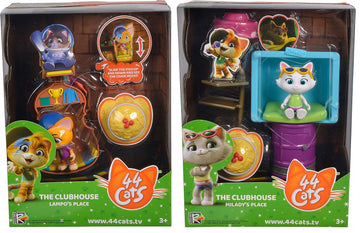 PLAYSET 44 GATTI CON PERS.8CM