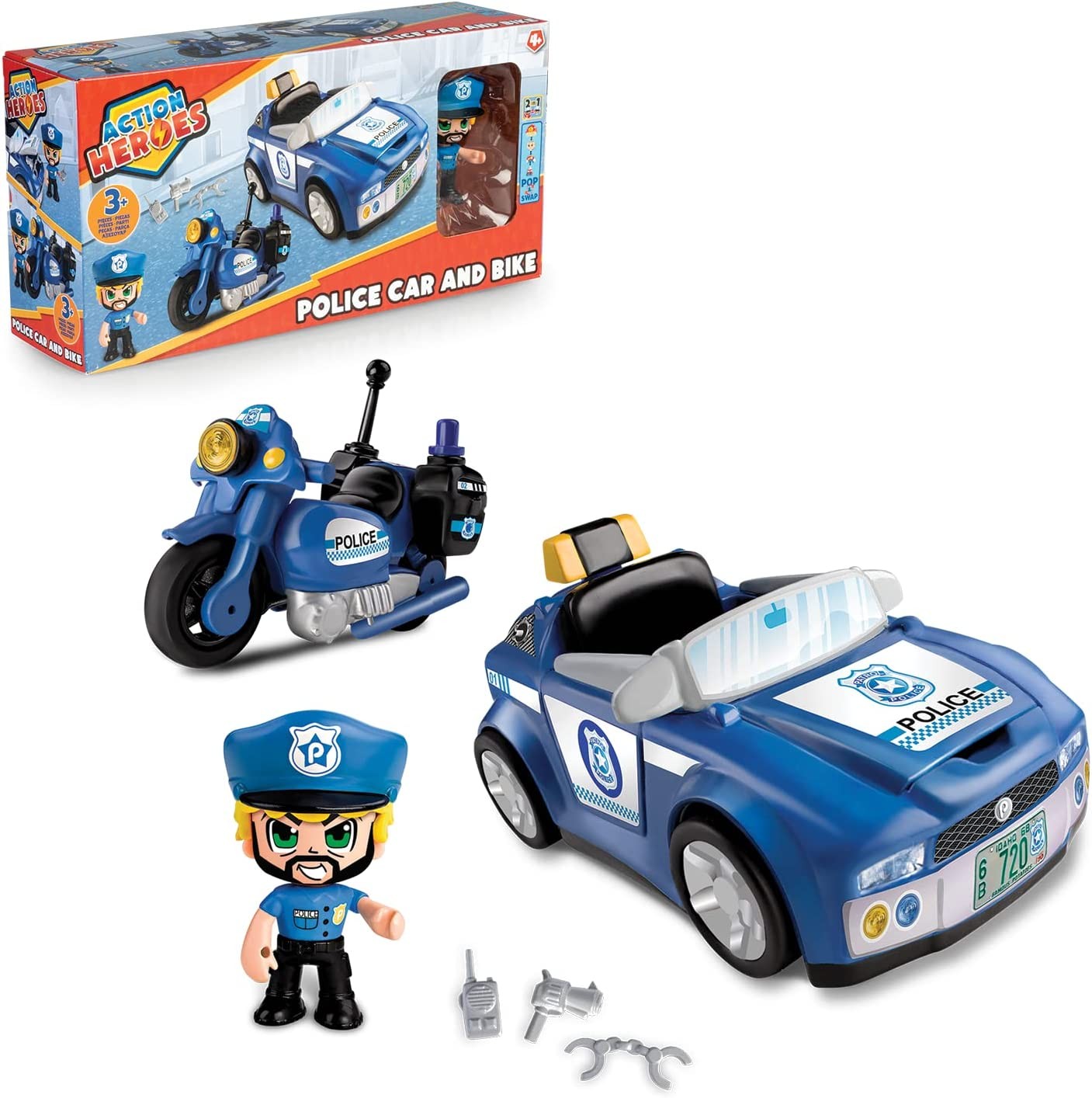 ACTION HEREOS POLICE CAR