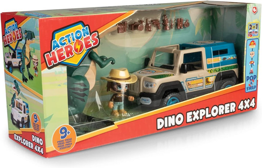 ACTION HEREOS DINO EXPLORER 4X4