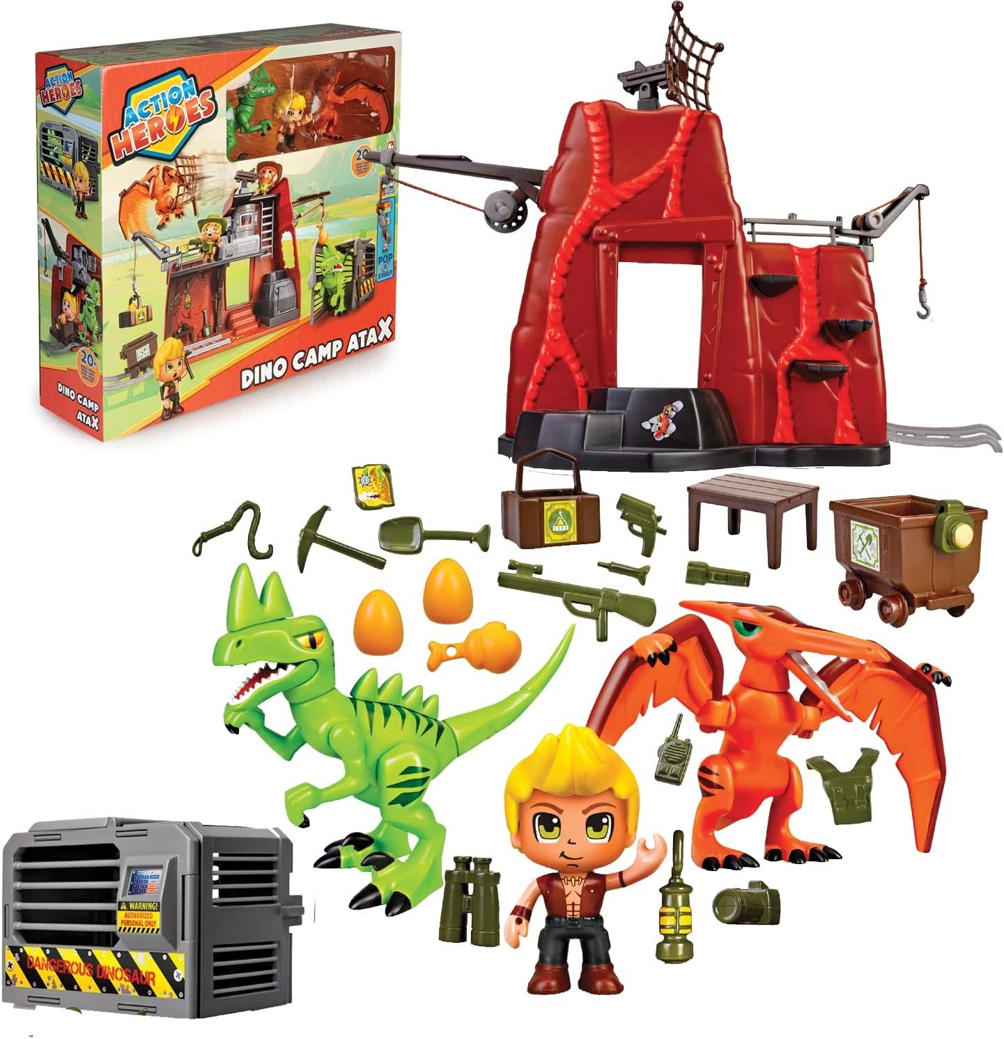 ACTION HEROES DINO CAMP ATAX