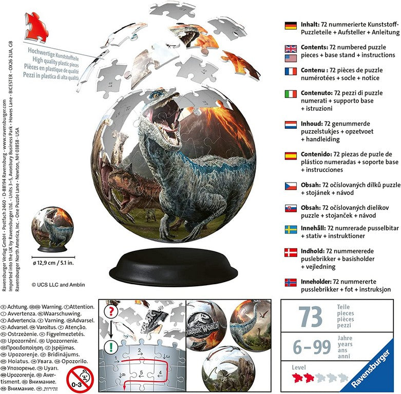 JURASSIC WORLD 2 PUZZLEBAL
