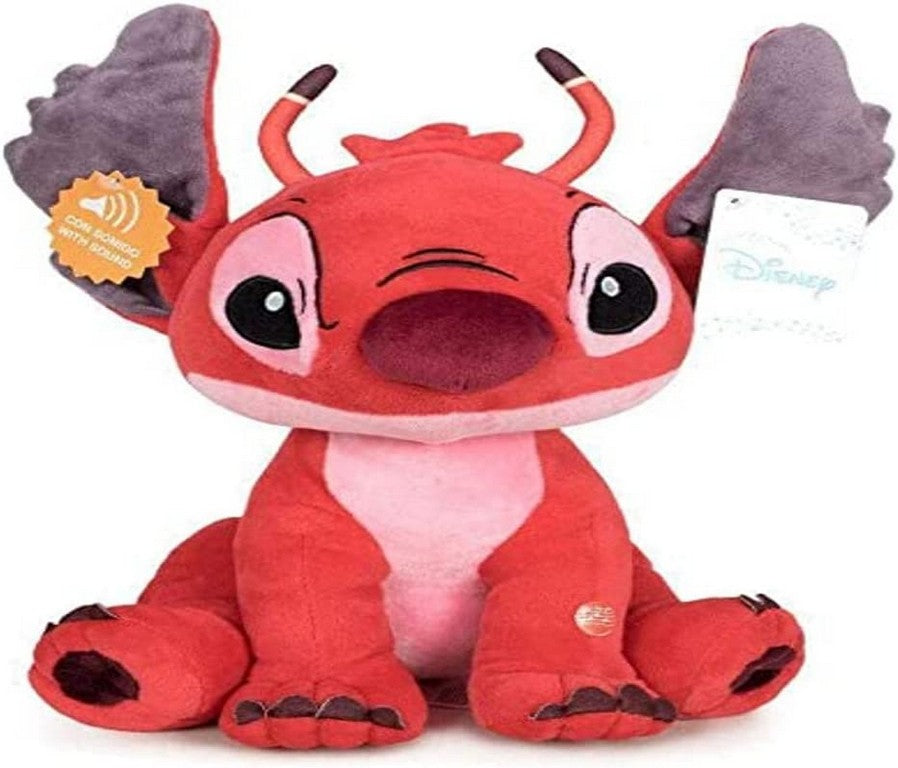 LEROY STITCH ROSSO PELUCHE CON SUON