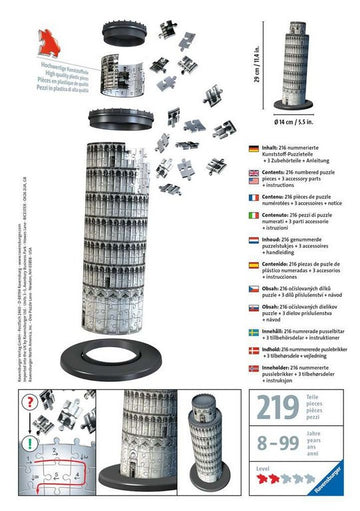 3D MINI TORRE DI PISA 54 PZ