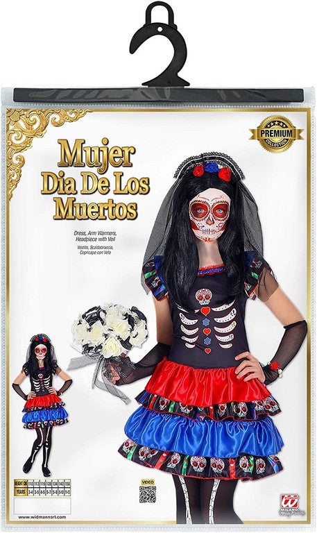 MUJER DIA DE LOS MUERTOS 128 CM