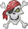TESCHIO PIRATA CON OSSA INCROCIATE