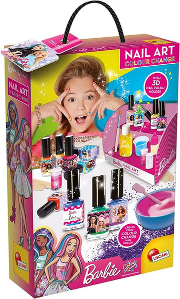 BARBIE NAIL ART COLOUR CHANGE