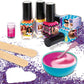 BARBIE NAIL ART COLOUR CHANGE