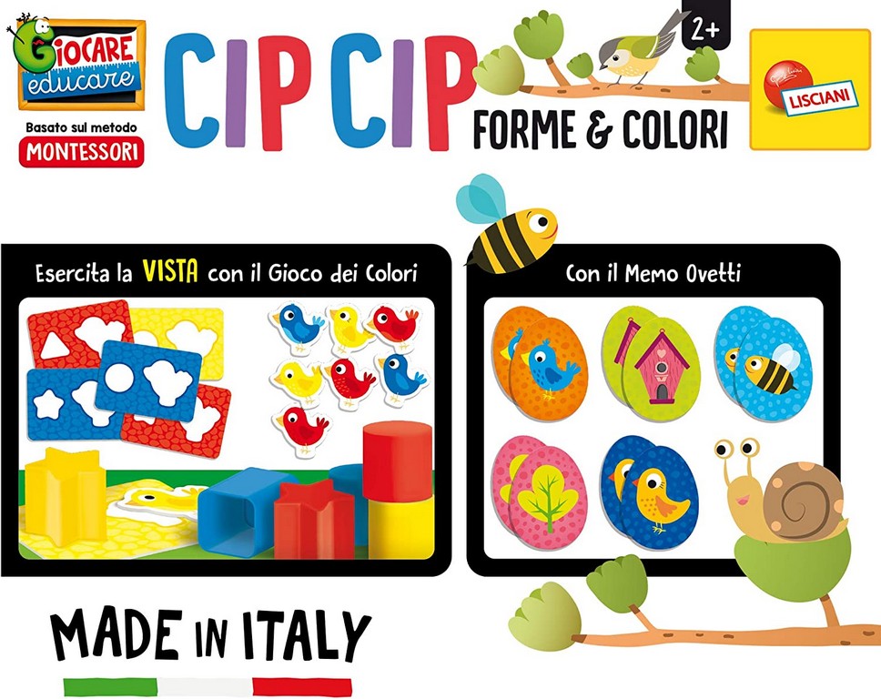 MONTESSORI CIP CIP FORME E COLORI