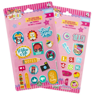 TWINNIES STICKER 3D 24PZ