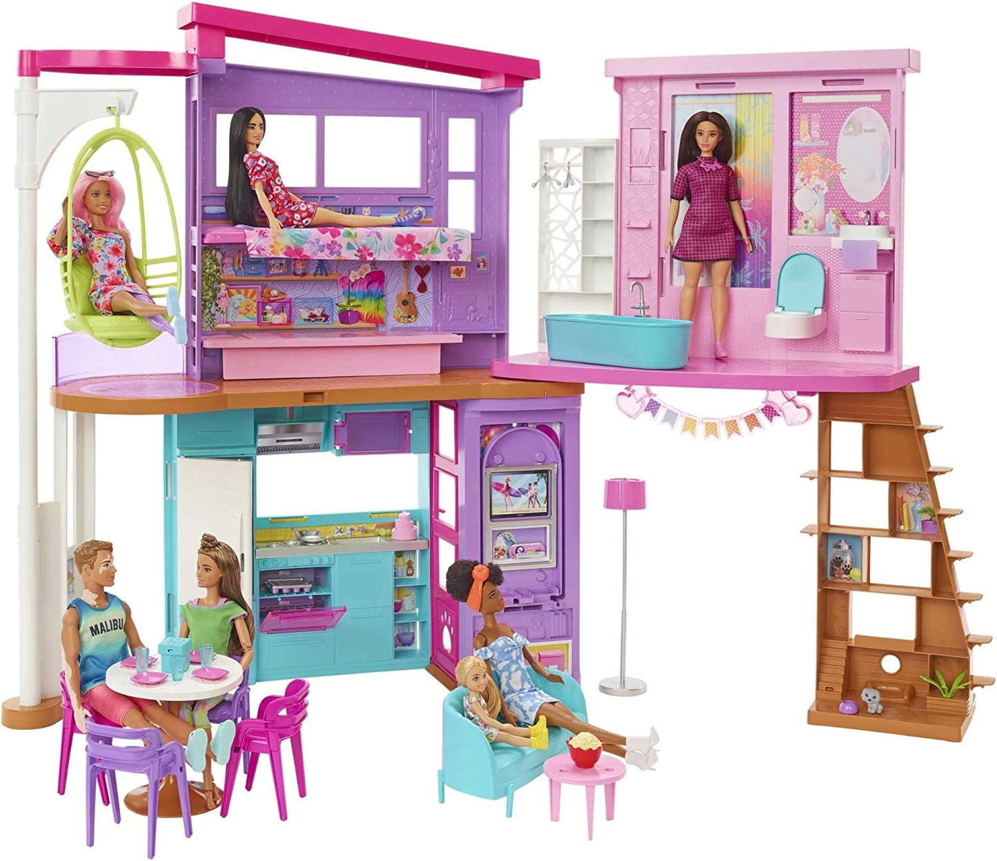 BARBIE CASA DI MALIBU' TV HCD50