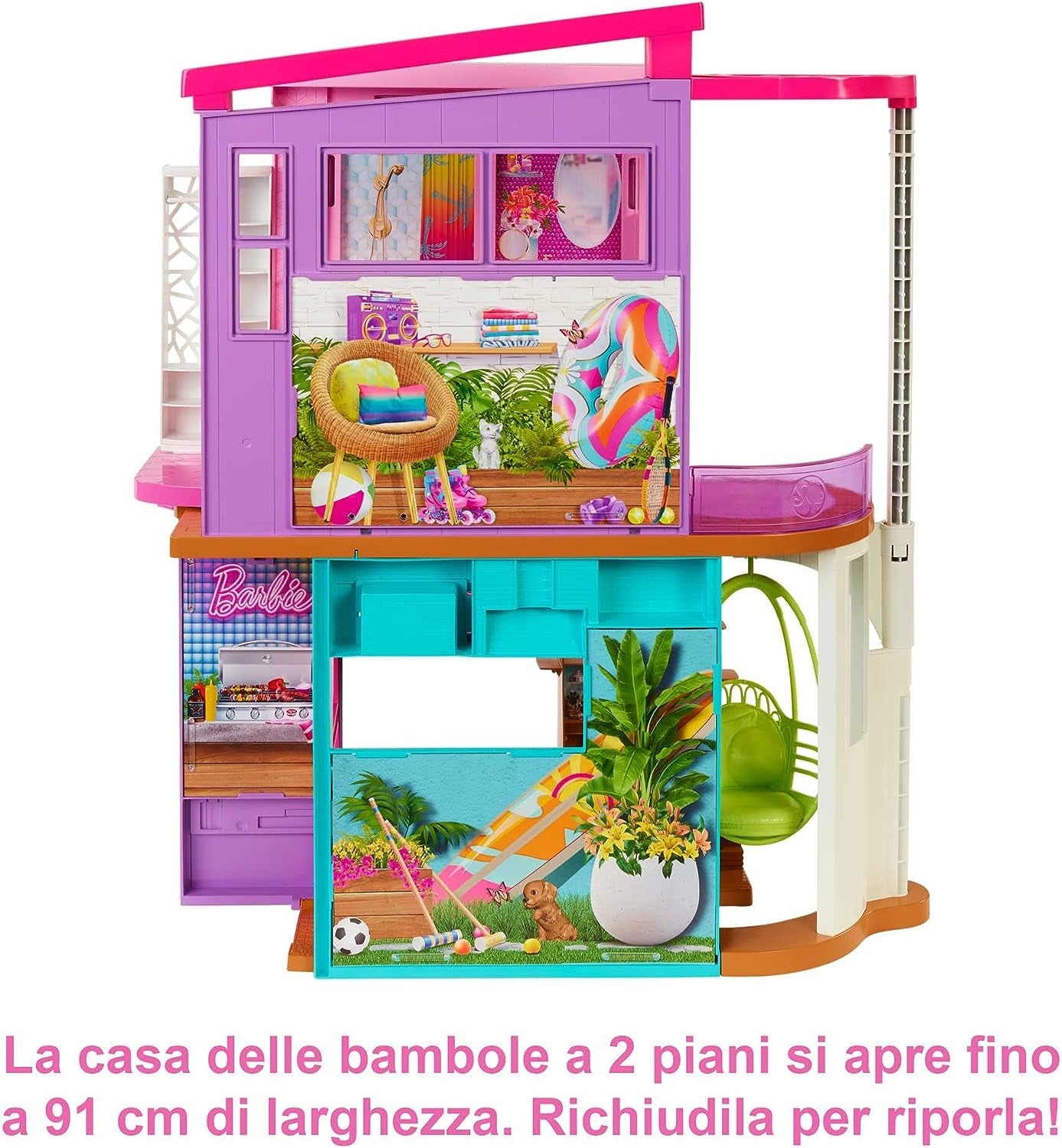 BARBIE CASA DI MALIBU' TV HCD50