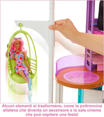 BARBIE CASA DI MALIBU' TV HCD50