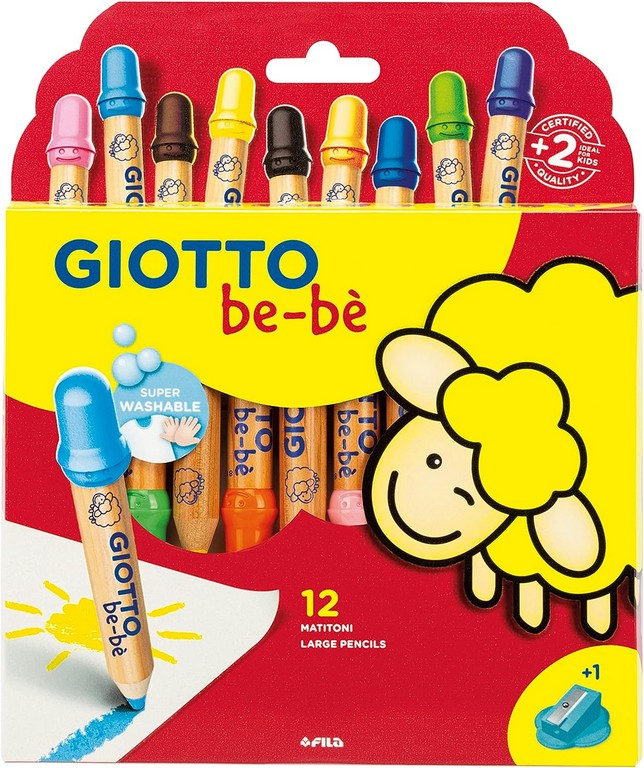 GIOTTO BEBE MATITONI 12 COLORI