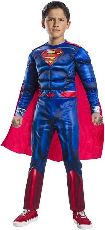 COSTUME SUPERMAN BLACK LINE SIZE L