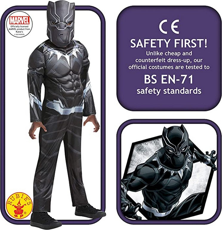 COSTUME BLACK PANTHER DELUX SIZE M
