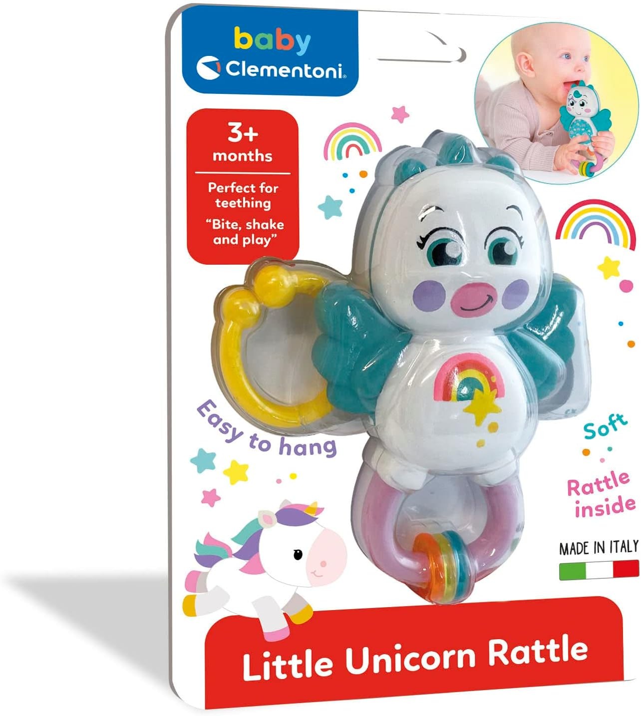 UNICORNO SONAGLIO BABY CLEMENTONI