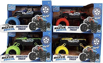 SILVER WHEEL MOSTER TRUCK