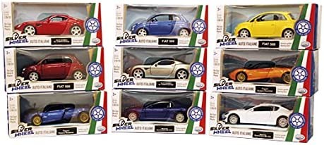 SILVER WHEEL AUTO ITALIANE 1:28