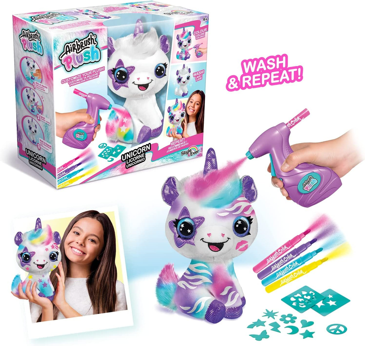 AIRBUSH PLUSH UNICORNO