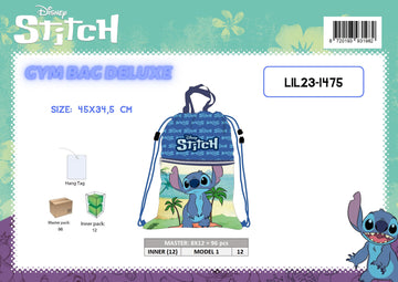 BORSA PALESTRA STITCH MASCHIO