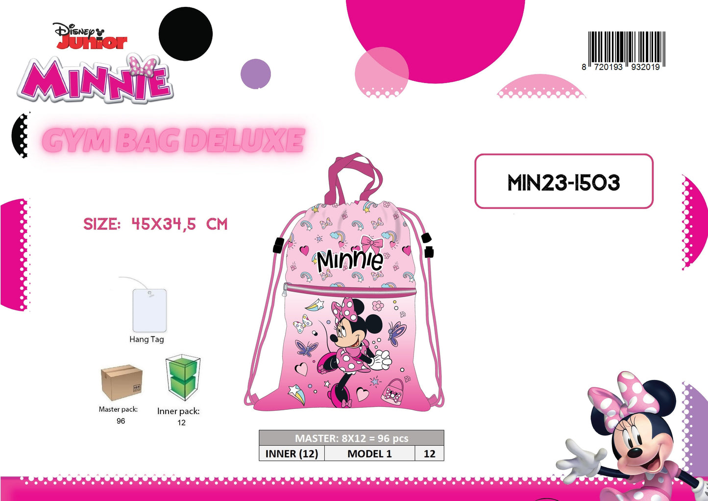 BORSA MINNIE GYM DELUXE
