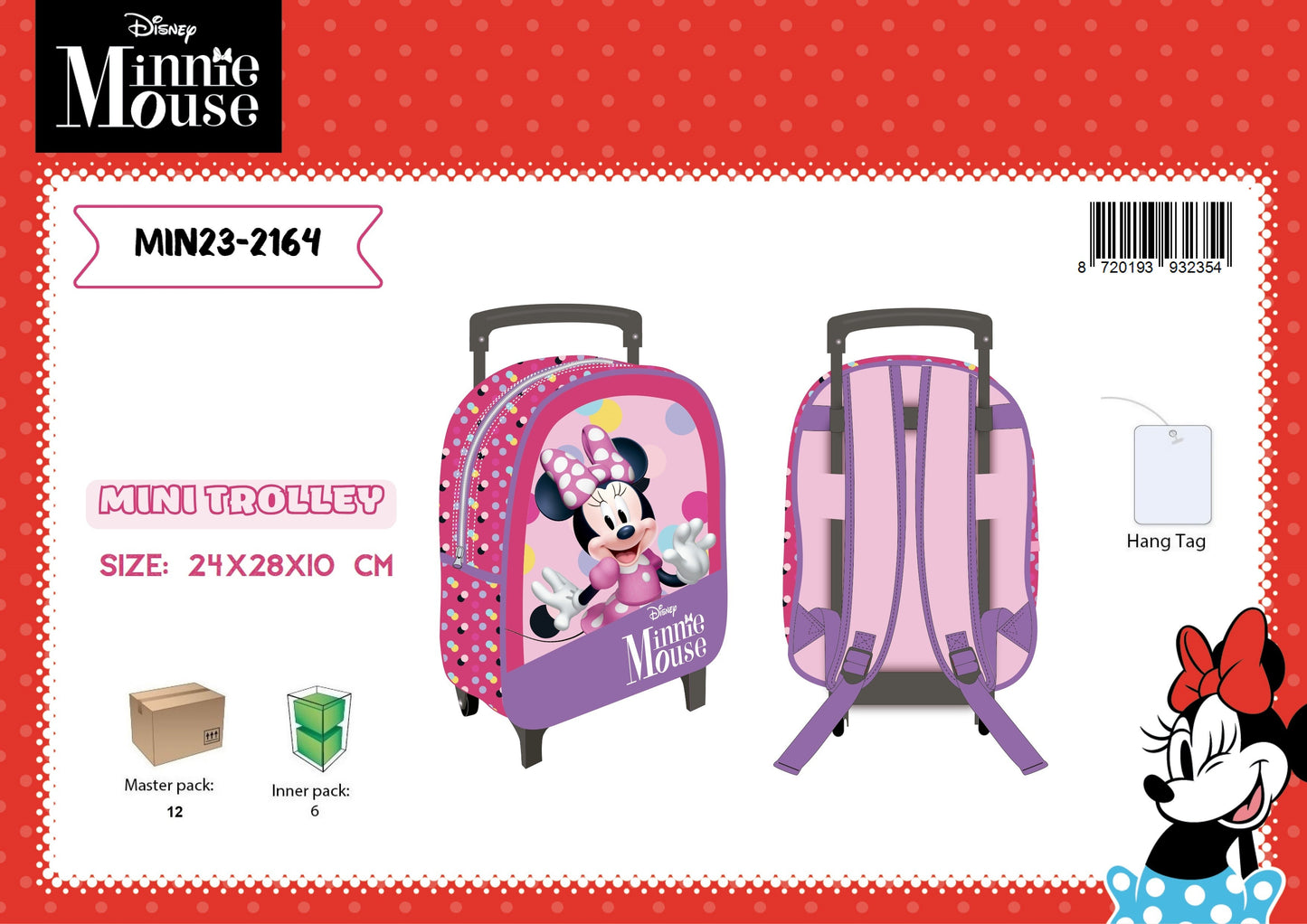 MINI TROLLEY MINNIE