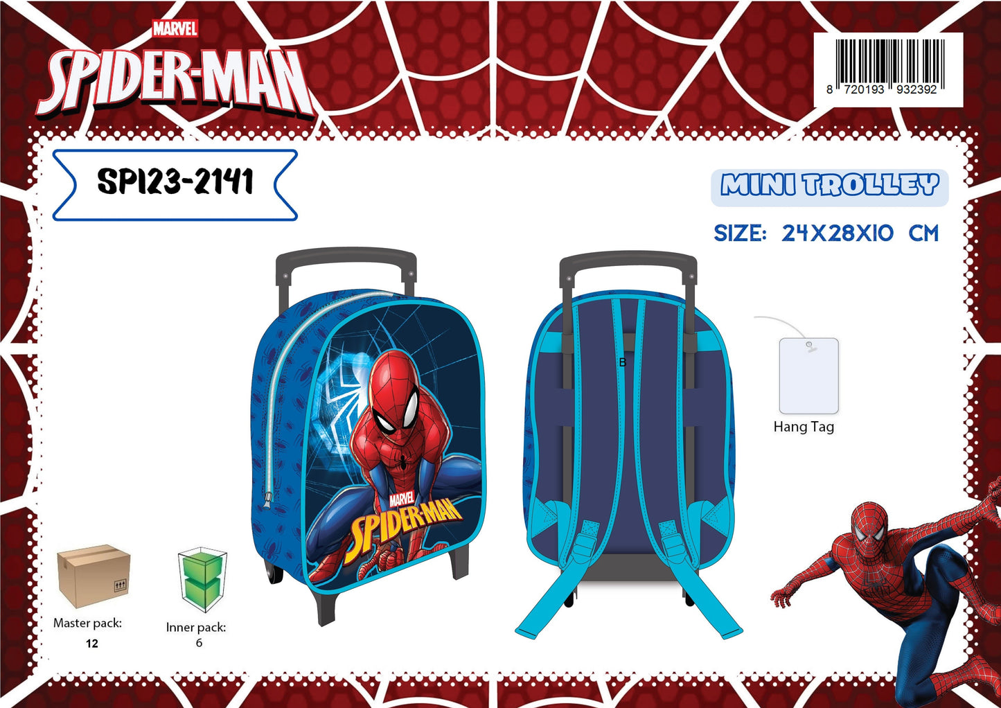 MINI TROLLEY SPIDERMAN